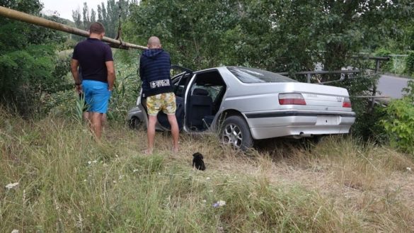 Пьяный водитель "Peugeot" устроил фееричное ДТП в Мариуполе