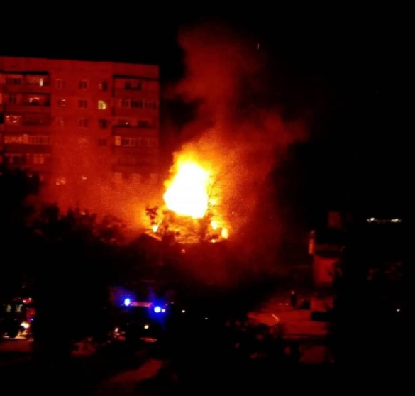 Пожар уничтожил обновлённый рынок Дружковки