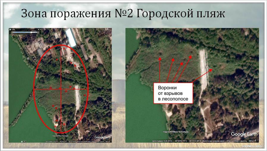 Детский пляж в зугрэсе обстрел кассетными снарядами