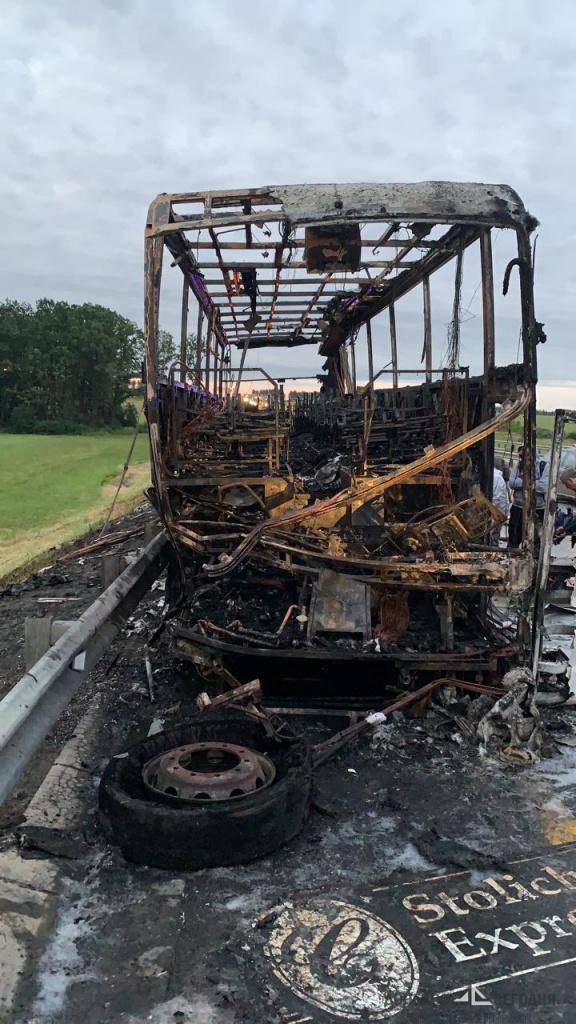 В кошмарном ДТП сгорел автобус «Донецк - Санкт-Петербург»