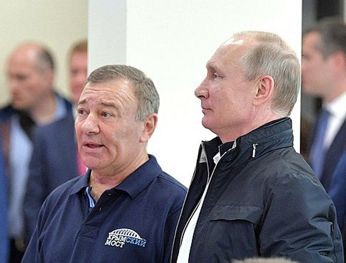 Аркадий Ротенберг и Путин