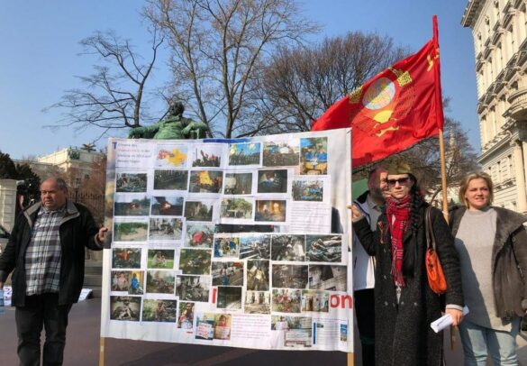 Жители Вены выступили в поддержку республик Донбасса