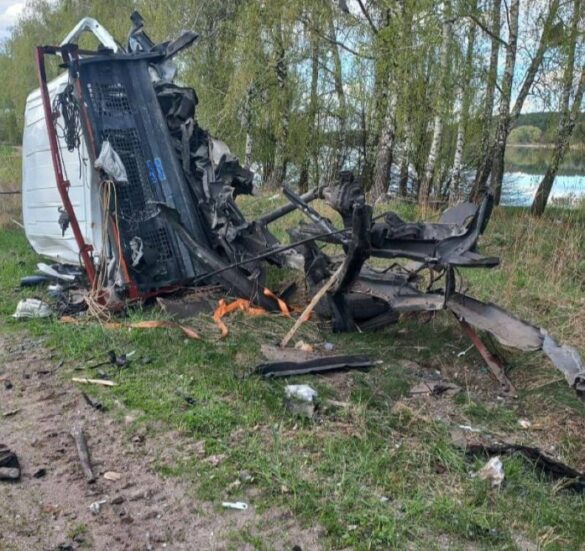 Под Киевом на украинских минах подорвались 2 гражданских автомобиля