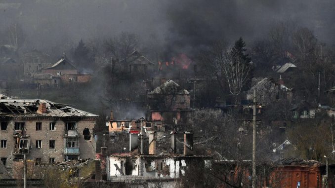 Бахмут последние новости на сегодня карта