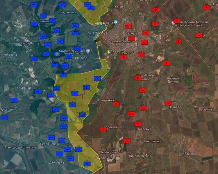 Карта боевых действий на украине картинки