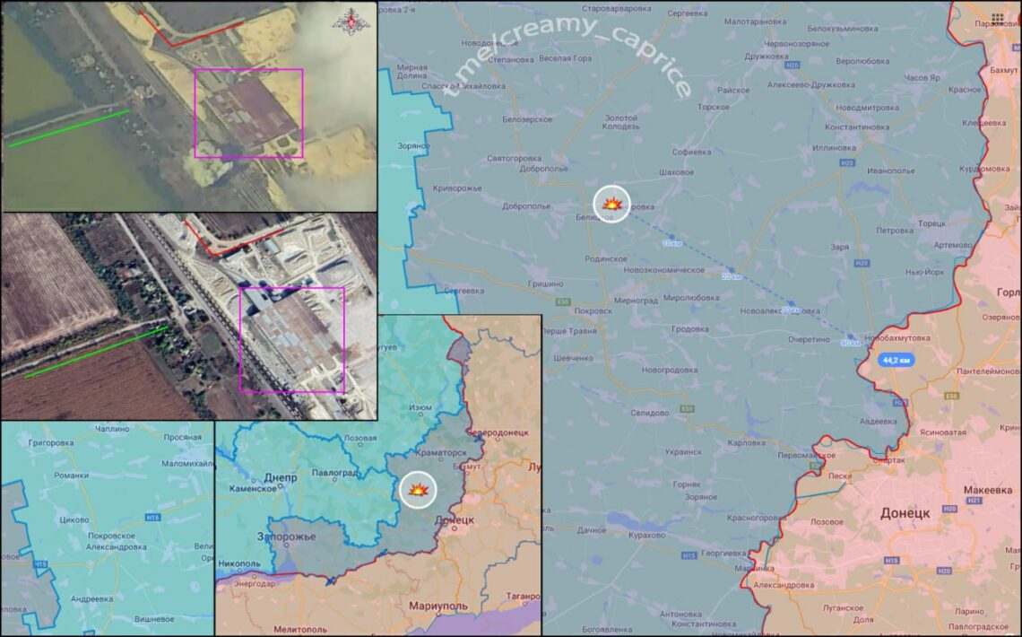 Карта военных действий в запорожской области на сегодня