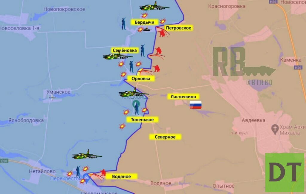 Карта боев в украине сейчас