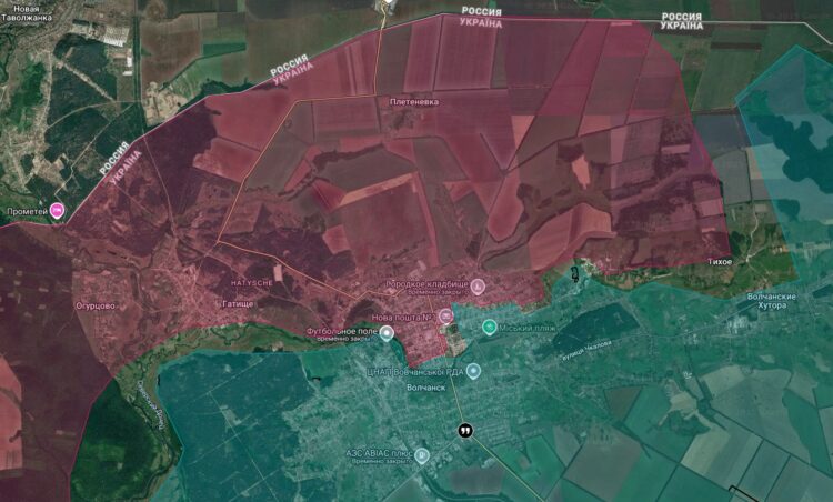 ВС РФ реализует тактику охвата Константиновки с двух направлений, карта боевых действий