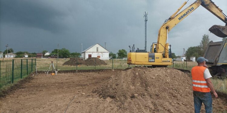 В селе Касьяновка началось обустройство зоны отдыха