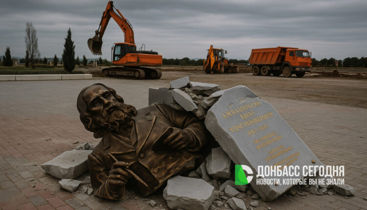 Азербайджан снёс памятник Айвазовскому в Степанакерте