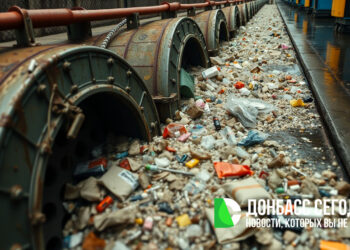 Канализация Донецка работает на пределе: насосные станции захлёбываются в мусоре