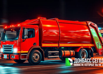 В ДНР приехали 20 мусоровозов высокой грузоподъемности