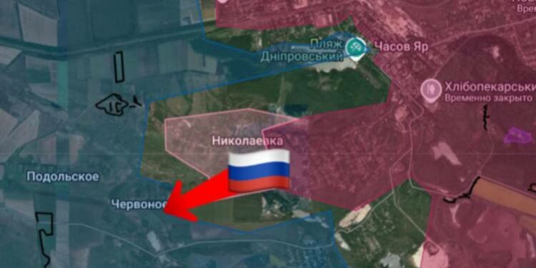 ВС РФ освободили Николаевку и вошли в Червоное на Часовоярском направлении