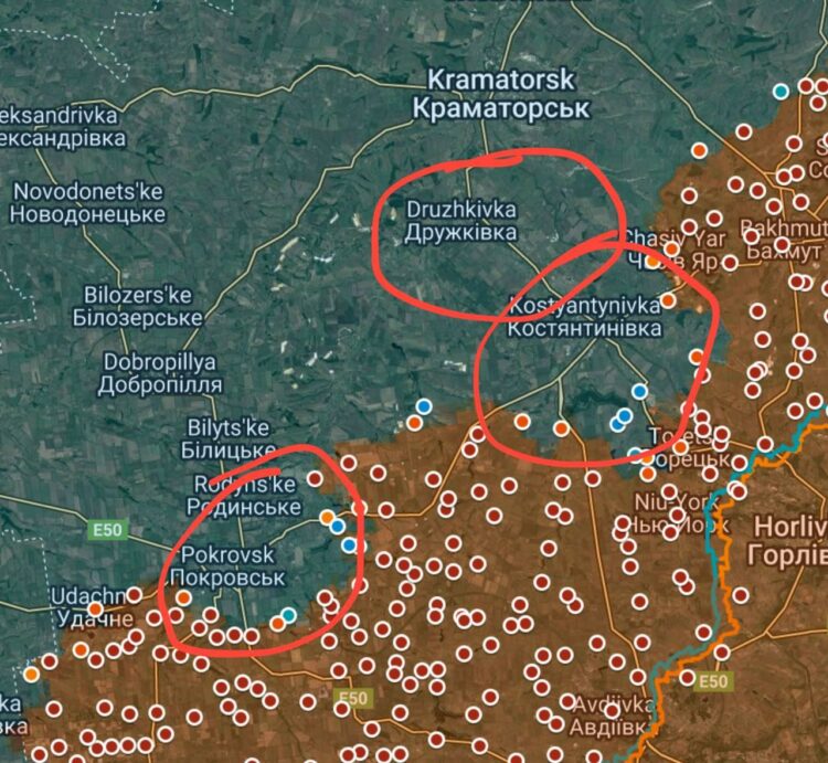 ВС РФ окружают 8 тысяч украинских солдат под Константиновкой