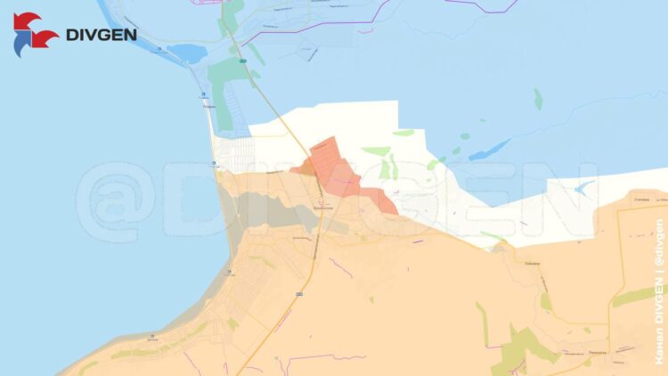 ВС РФ вышли к Каменскому по дну Каховского водохранилища, карта боевых действий
