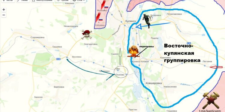 Битва за Купянск: ВС РФ разрезали группировку ВСУ