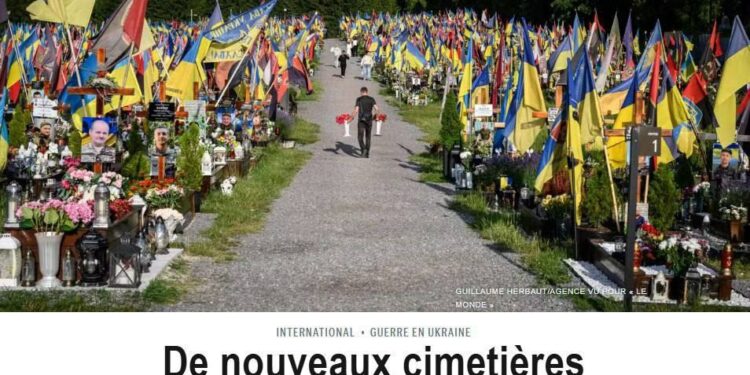 На Украине не хватает мест на кладбищах из-за потерь армии