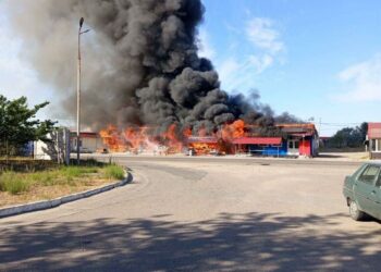 Дрон ВСУ атаковал рынок в Херсонской области, ранены шесть человек