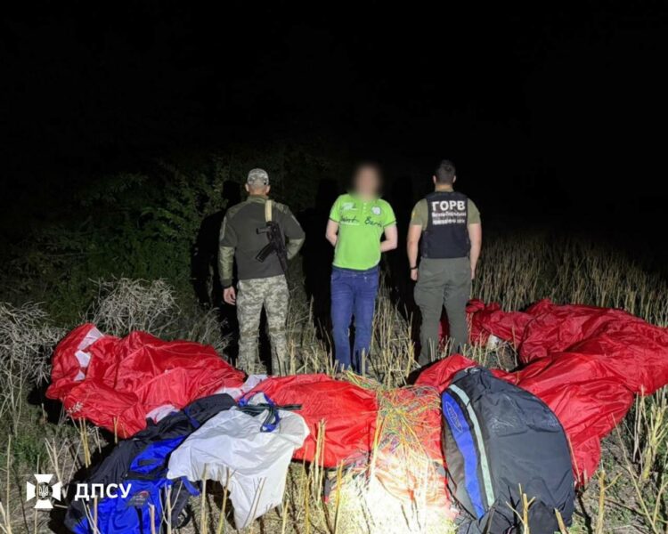 Мужчина на Украине не смог испытать параплан