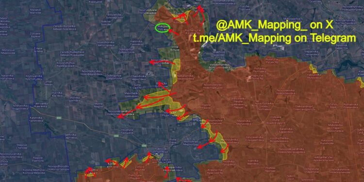 Российская армия рвёт оборону ВСУ под Покровском