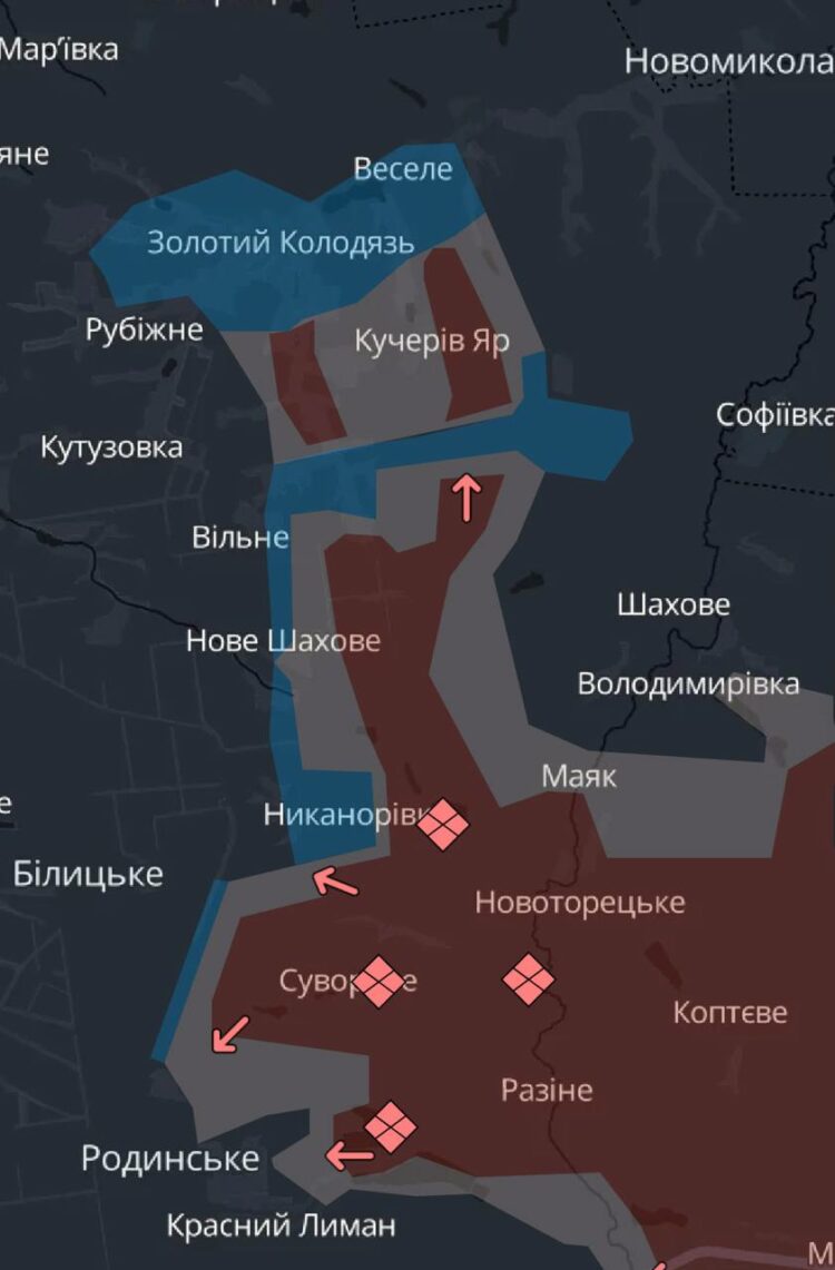 150 российских военных удержали Кучеров Яр и получили подкрепление