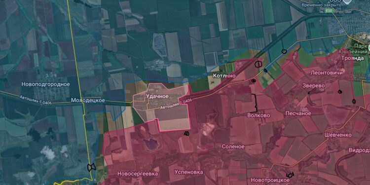 Российские войска освободили Удачное под Покровском