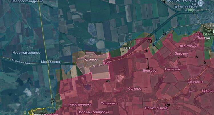 Российские войска освободили Удачное под Покровском