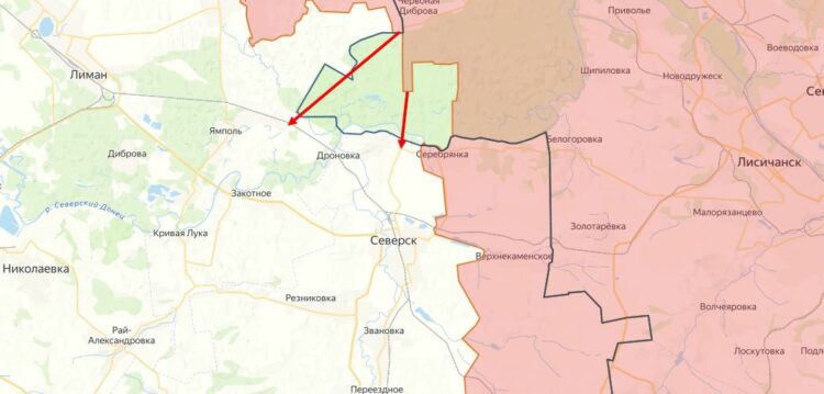 Прорыв на Северском фланге: российские войска разрезали Серебрянское лесничество