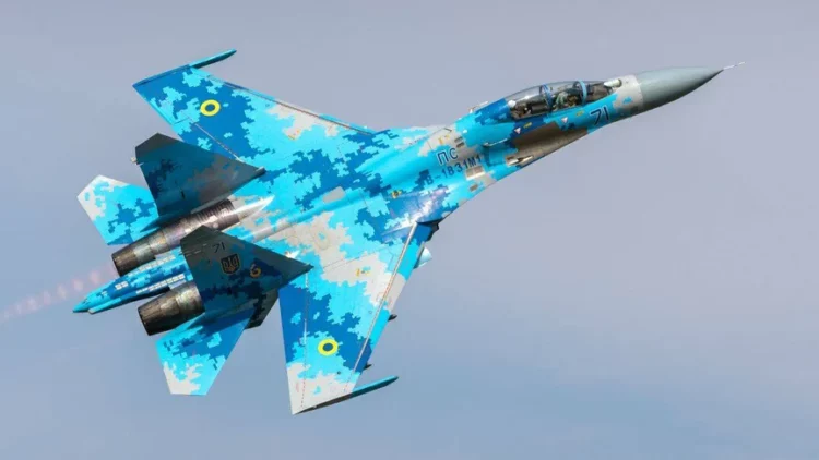В Запорожской области РФ сбит украинский Су-27