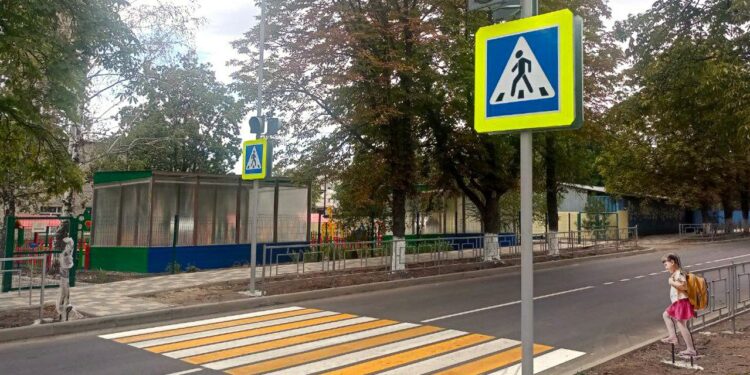 Пешеходные переходы в Донбассе под особым контролем: масштабные преобразования к первому сентября