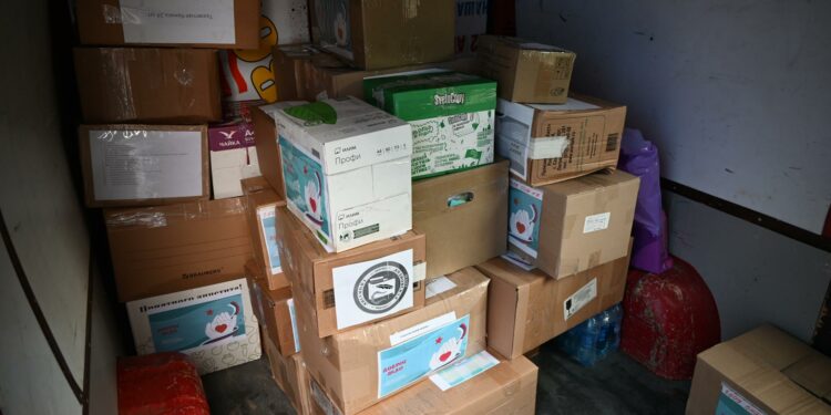 Ленинский округ отправил 500 кг помощи жителям новых регионов