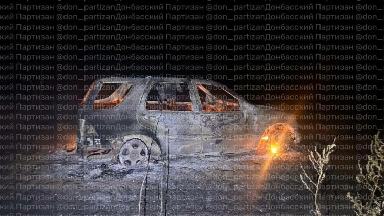 Войска РФ под Славянском сжигают технику ВСУ