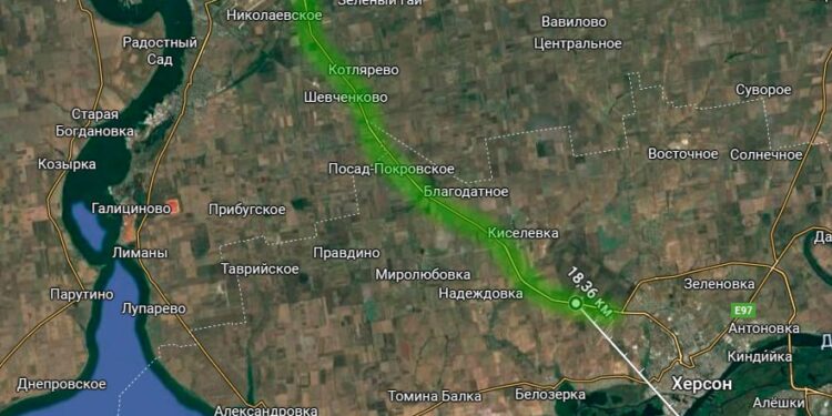 Херсонское направление: ВС РФ перекрыли трассу Николаев–Херсон