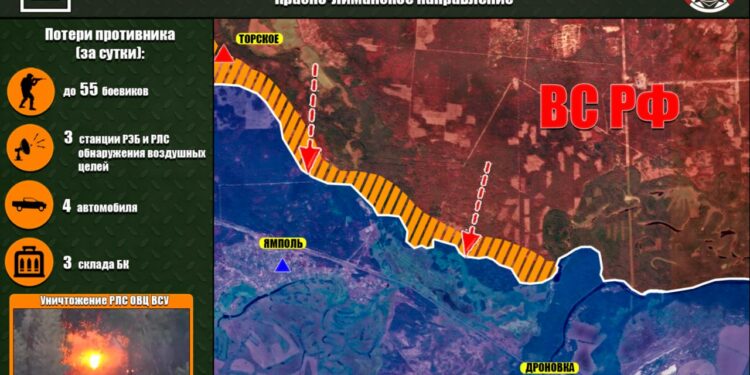 Прорыв под Красным Лиманом: российские войска вошли в Ямполь