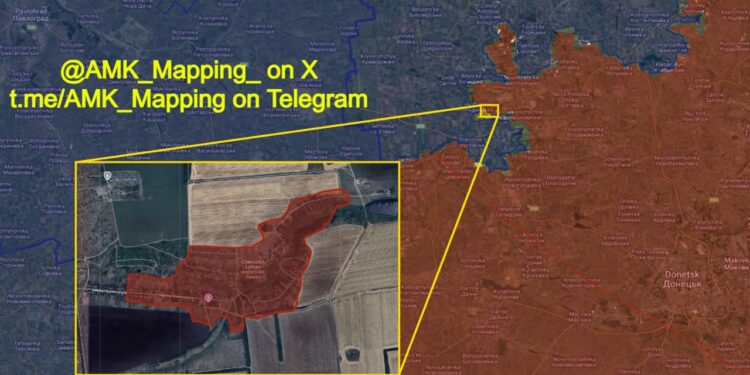 Российская армия освободила село Красный Лиман под Покровском