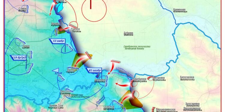 Российские войска форсировали Северский Донец и готовят охват Северска