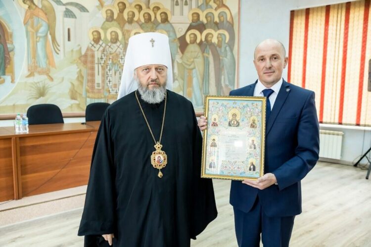 В Кузбассе представили уникальную икону для шахтёров