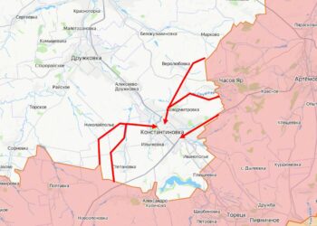 Войска РФ замыкают окружение Константиновки: украинский гарнизон сожгут в окружении