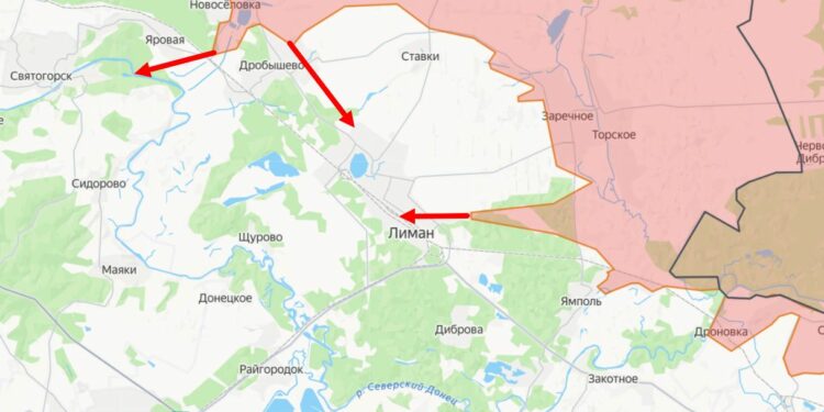 Краснолиманское направление: российские силы продолжают наступление и закрепляются на новых рубежах