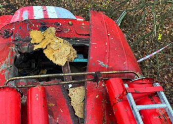 В Горловке дрон атаковал пожарных: четверо спасателей ранены