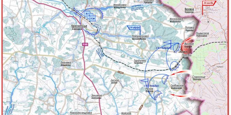 Трасса Сумы — Богодухов — Харьков переходит под огневой контроль ВС РФ