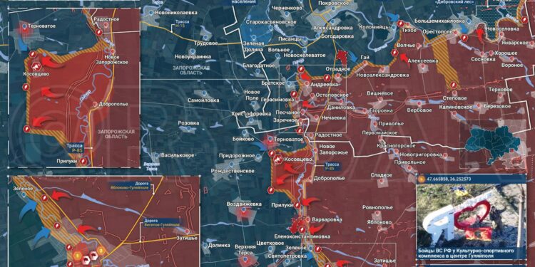 Последняя дорога из Гуляйполя перерезана. Полное освобождение — в ближайшие дни, карта боевых действий на вечер 26 декабря
