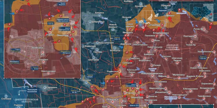 Атаки на флангах: бои за Кучеров Яр и Новоподгороднее за Покровском