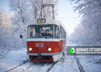 В Кировском районе Донецка возобновили движение трамвая №16