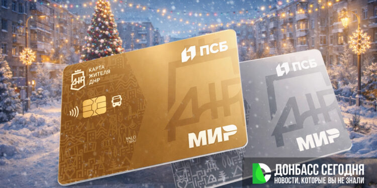В ДНР запускают «Карту жителя»: единый доступ к льготам и банковским услугам