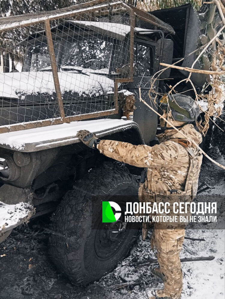 Бойцы ГВ «Центр» выбиваем украинские подразделения из Новопавловки
