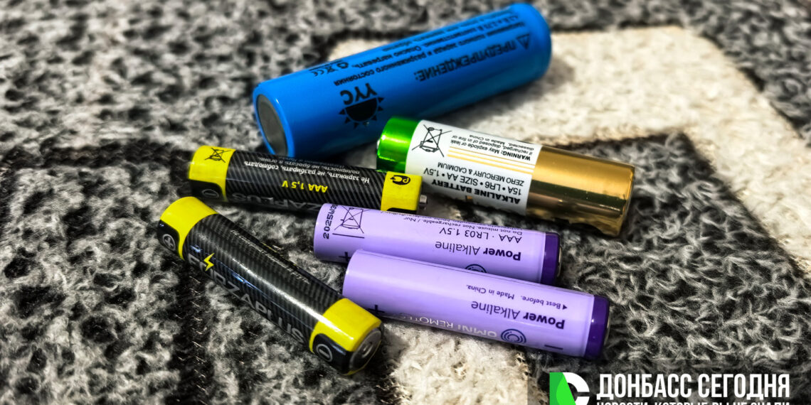 В ДНР негде хранить и утилизировать батарейки, лампы и шины