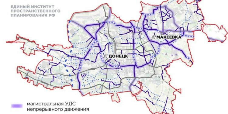 В Донецко-Макеевской агломерации готовят новую магистральную дорожную сеть
