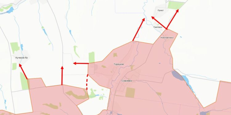 Дружковско-Добропольское направление: давление вдоль Казённого Торца усиливается — сводка на вечер 1 февраля 2026