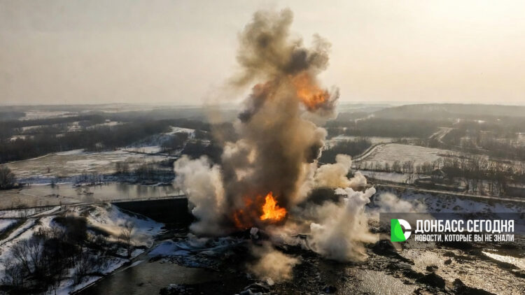 Фронтовая сводка к утру 26 февраля: хроника 1463-го дня СВО — ФАБ-3000 по дамбе перерезал логистику в Константиновке. Карта боевых действий в зоне боевых действий на Украине